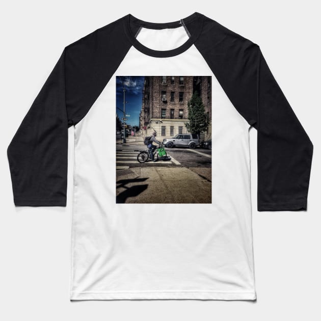 Harlem, Manhattan, New York City Baseball T-Shirt by eleonoraingrid